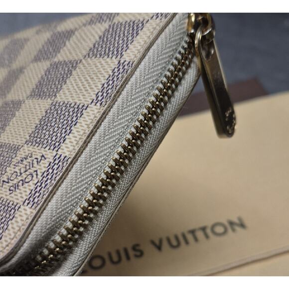 Louis Vuitton Limited Edition Damier Azure Illustre Hot Air Balloon Wallet EUC - Picture 7 of 11